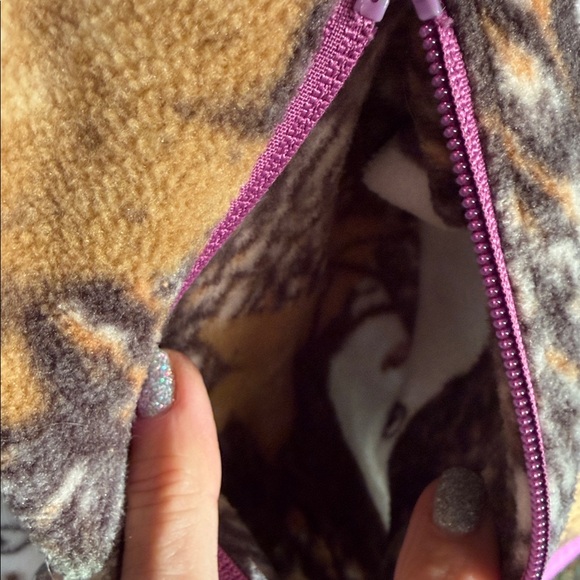 MOSSY OAK Women’s/Girls 1/2 Zip Fleece Pullover - Picture 4 of 6